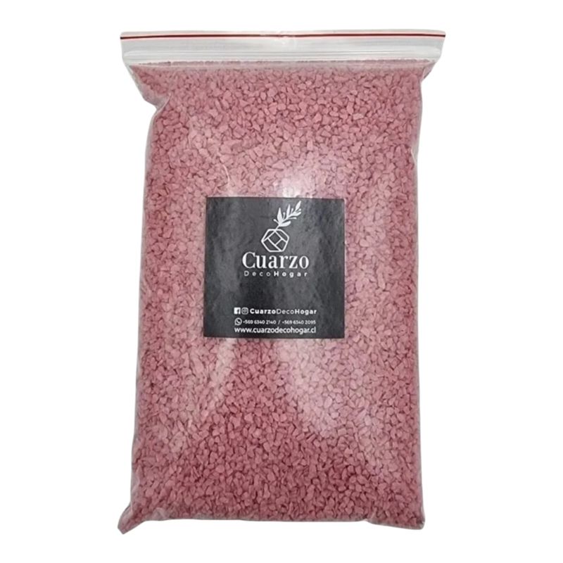 GENERICO - Cuarzo Granulado Pigmentado Palo Rosa 1 kg