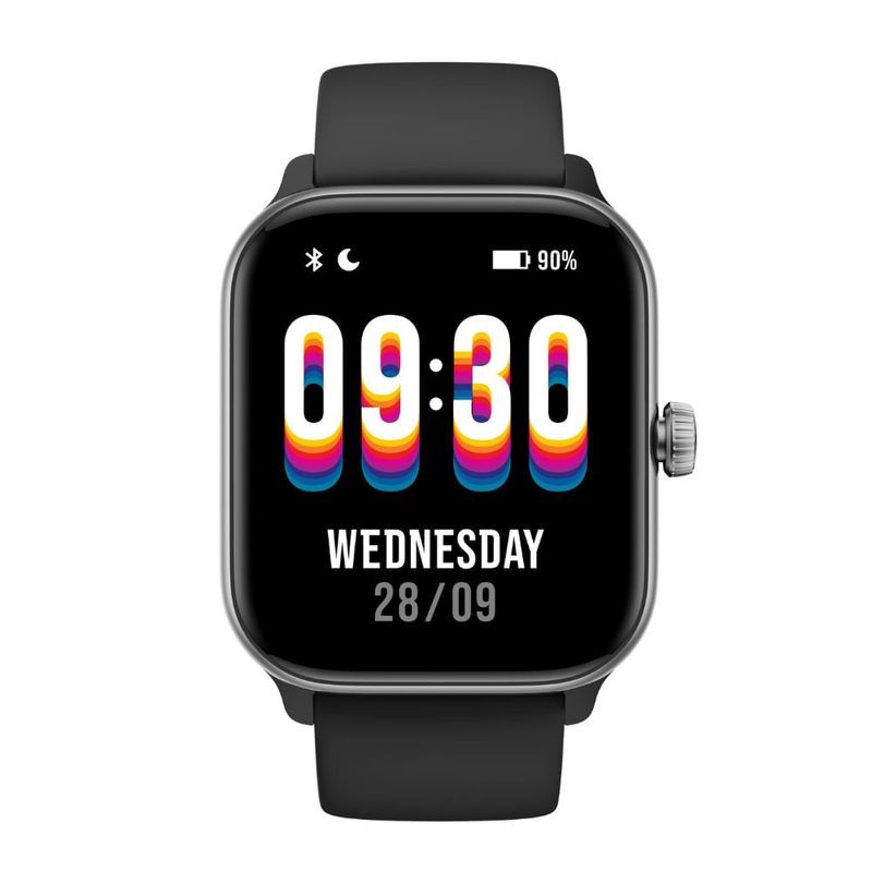 FOXYSMART - Reloj inteligente Sport con alexa Foxysmart Watch ColorFit Pro Negro