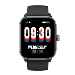 FOXYSMART - Reloj inteligente Sport con alexa Watch ColorFit Pro Negro