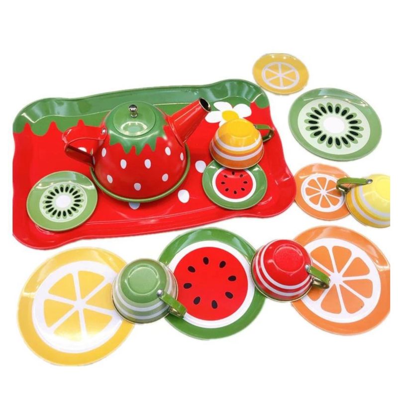 GENERICO - Juguete Set De Te 14 Piezas De Colores Infantil