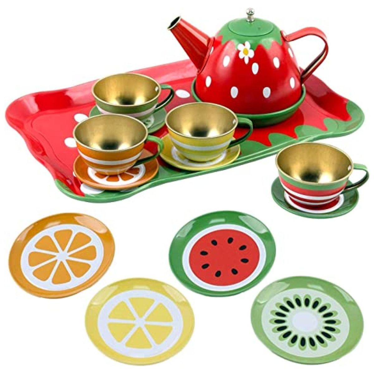 GENERICO - Juguete Set De Te 14 Piezas De Colores Infantil