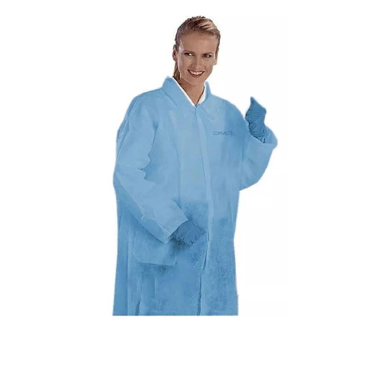 CLEANCARRIER - Cotona Visita Tela Con Velcro Cleancarrier 10 Unidades