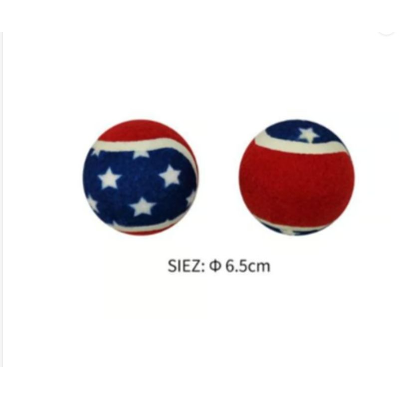 GENERICO - Pelota Juguete Para Perros Roja 6cm