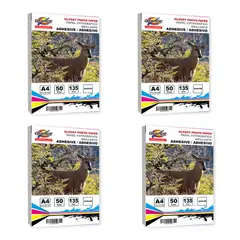 CREA PRINT - Papel Fotografico Adhesivo 200 Hojas A4 Alta Resolucion