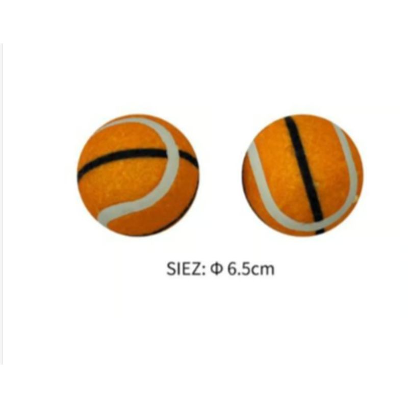 GENERICO - Pelota Juguete Para Perros Naranja 6cm