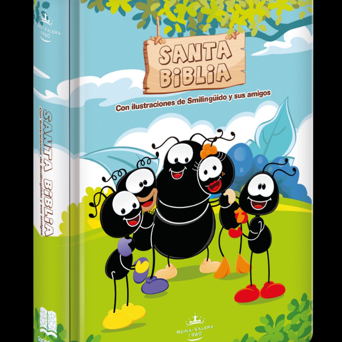 SOCIEDAD BIBLICA CHILENA - Biblia Para Niños Smilinguido Reina Valera 1960 Ilustrad