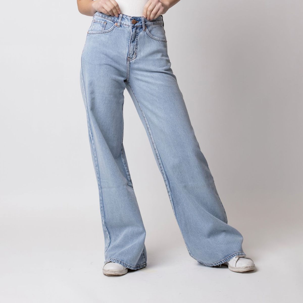 MOMCHIC - Jeans Stella New celeste