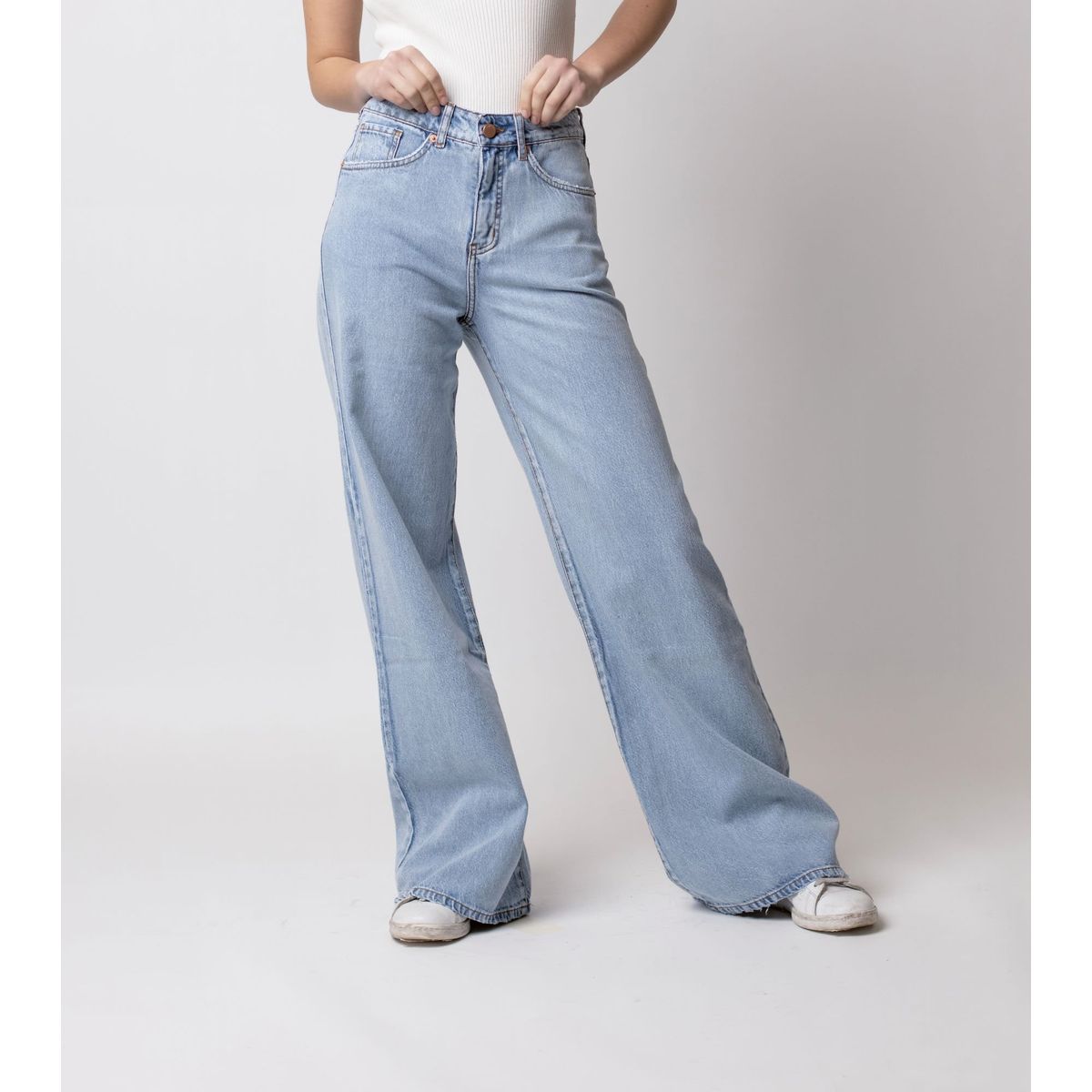 MOMCHIC - Jeans Stella New celeste