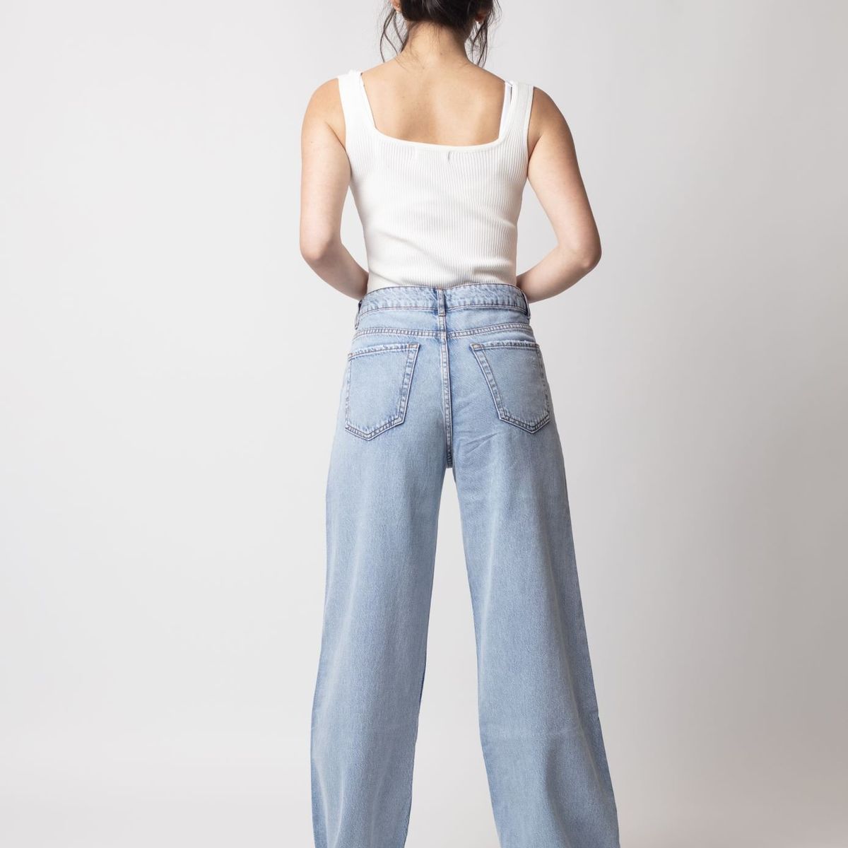 MOMCHIC - Jeans Stella New celeste