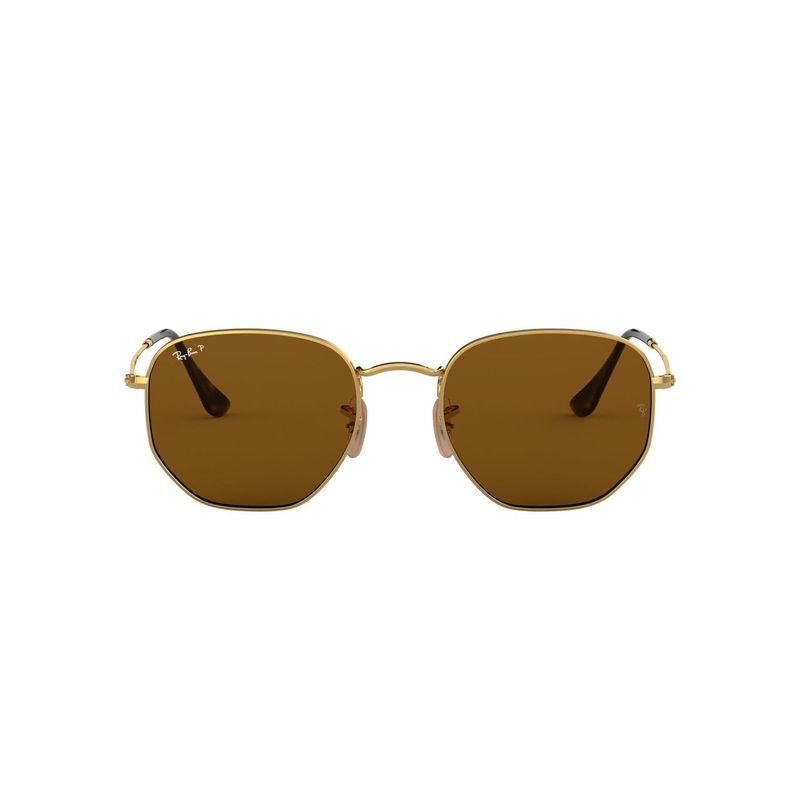 RAY BAN - Anteojos De Sol Ray-Ban RB3548N Hexagonal Dorado Unisex