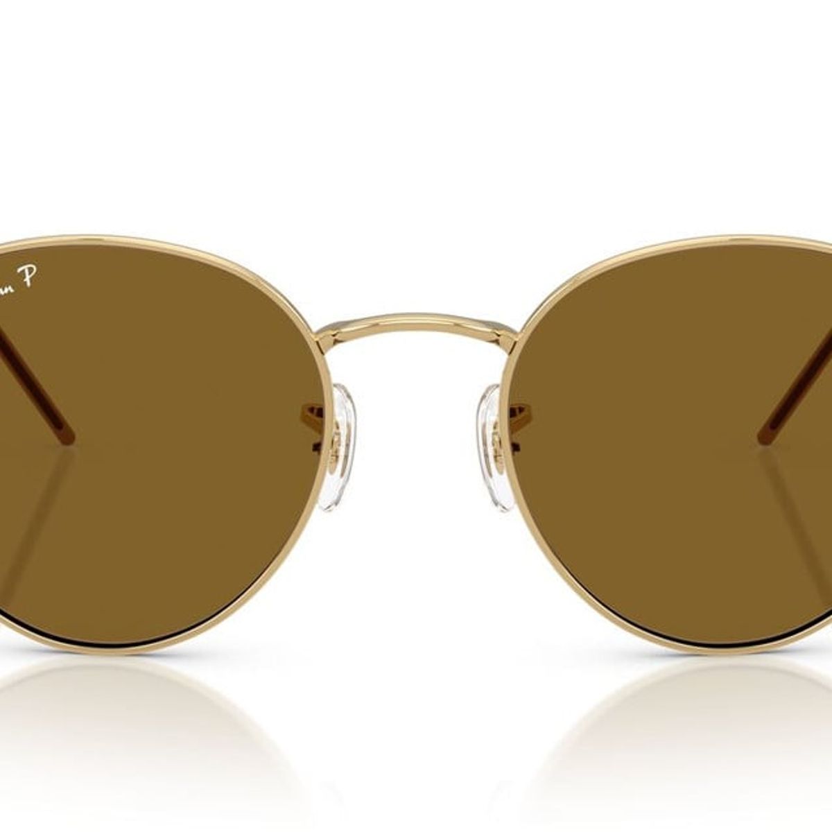 RAY BAN - Anteojos De Sol Ray-Ban RBR0103S Round Reverse Dorado Unisex