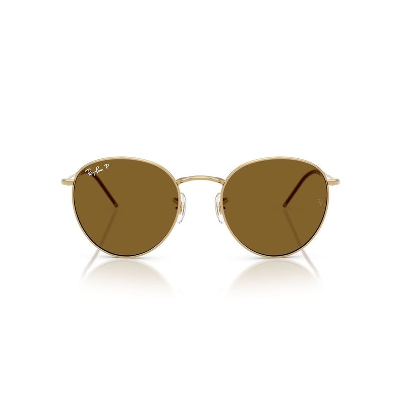 RAY BAN - Anteojos De Sol Ray-Ban RBR0103S Round Reverse Dorado Unisex