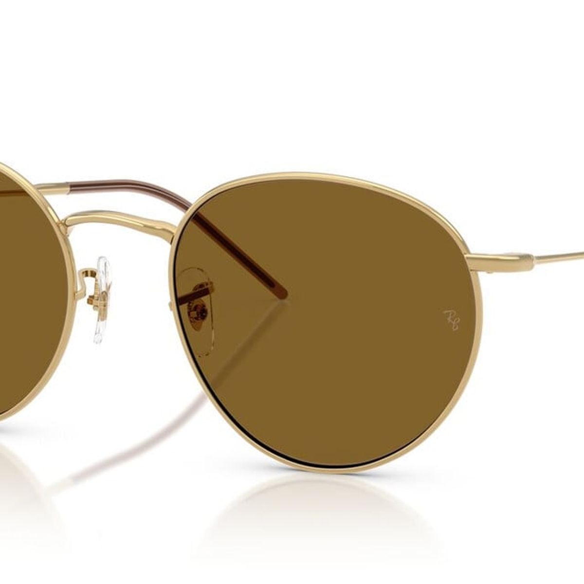RAY BAN - Anteojos De Sol Ray-Ban RBR0103S Round Reverse Dorado Unisex