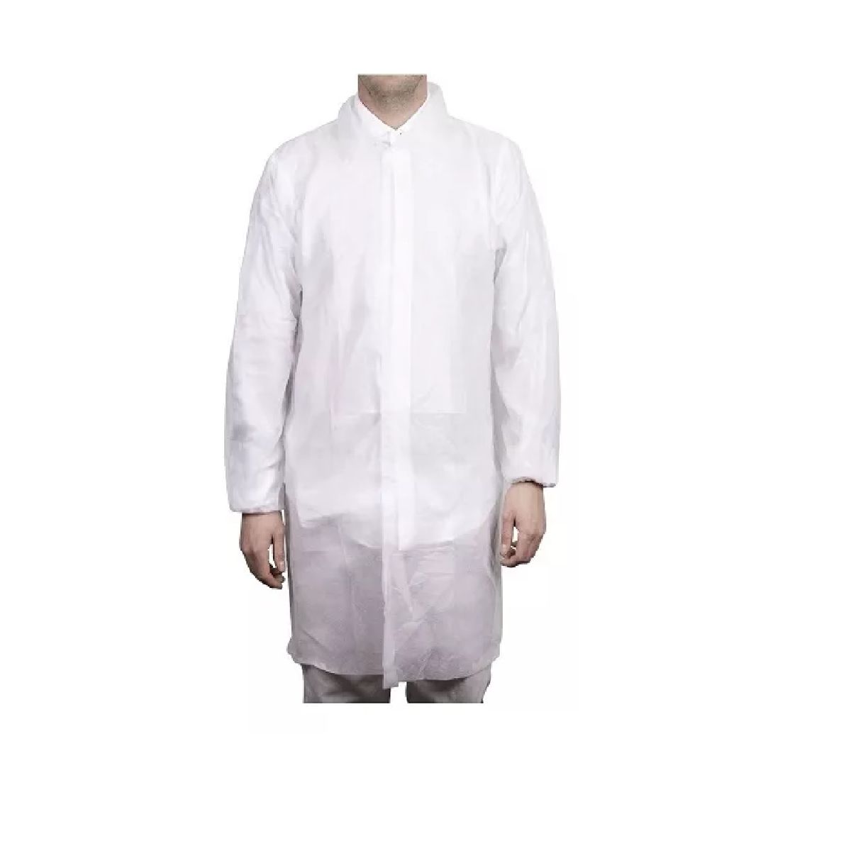 CLEANCARRIER - Cotona Visita Blanco Tela Con Velcro Cleancarrier 50 Unid