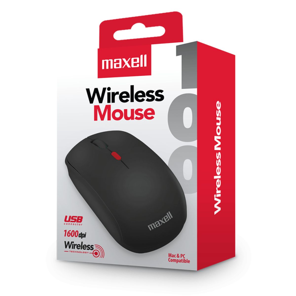 MAXELL - MOUSE MAXELL INALAMBRICO NEGRO
