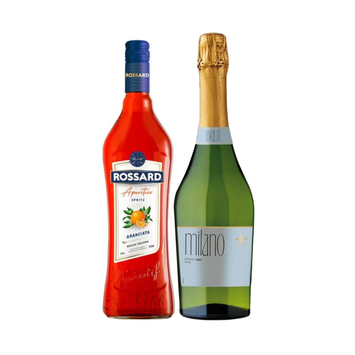 VALDIVIESO - Licor Rossard Aranciata + Espumantes Milano Brut 750cc