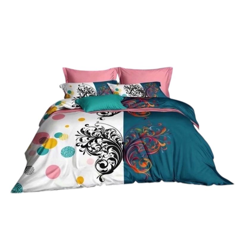 ANGELES DEL HOGAR - Cubre Cama de verano Quilt Plaza y Media  Diseño TF383