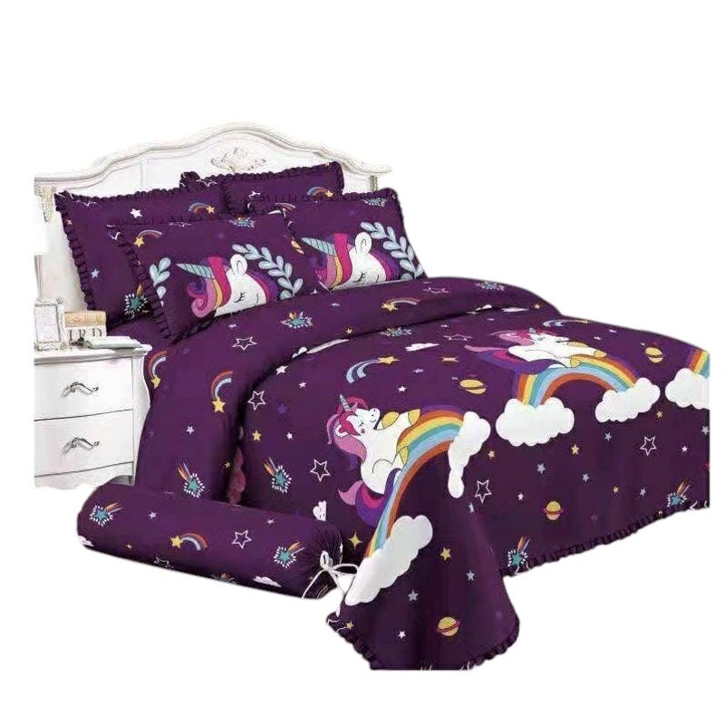 ANGELES DEL HOGAR - Cubre Cama de verano Quilt Plaza y Media  Diseño TF238