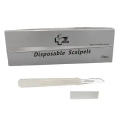 REUTTER - Hoja Bisturi Acero Inox Con Mango Esteril Caja 10 Un - N°21