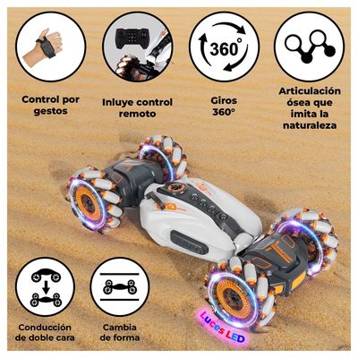 Imagen 2 del producto Auto Control Remoto, Gestos 4WD y Giros 360° - Azul - 32*15*7