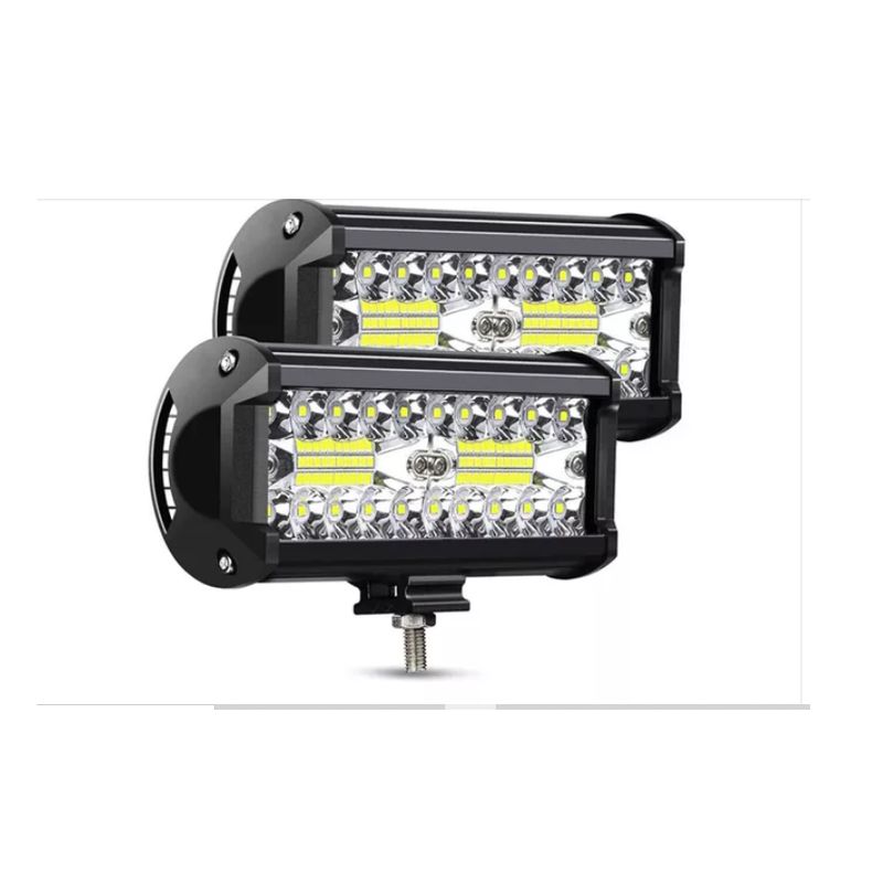 GENERICO - Focos Led Neblinero Barra Recta 120w Premium, 2 Unidades