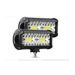 GENERICO - Focos Led Neblinero Barra Recta 120w Premium, 2 Unidades