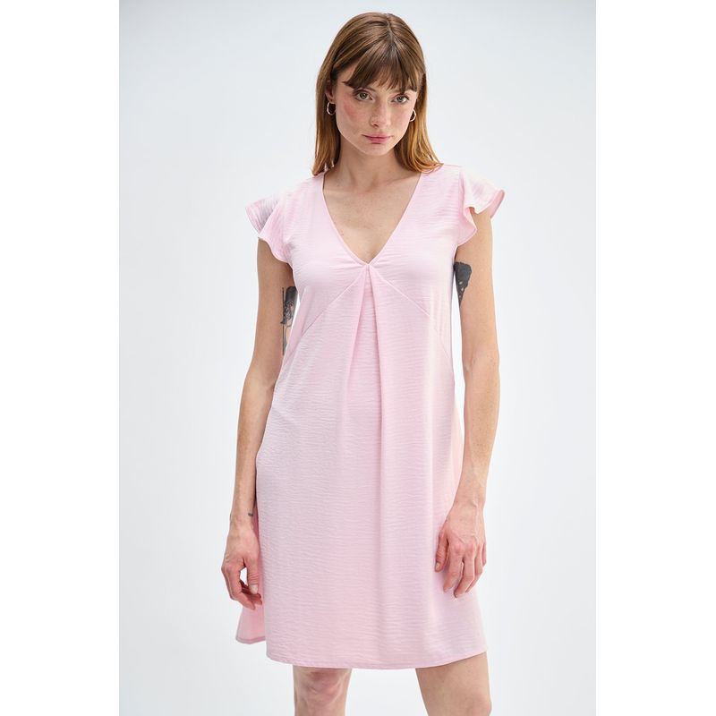 ASH - Vestido Corto Rosado Mujer Ash