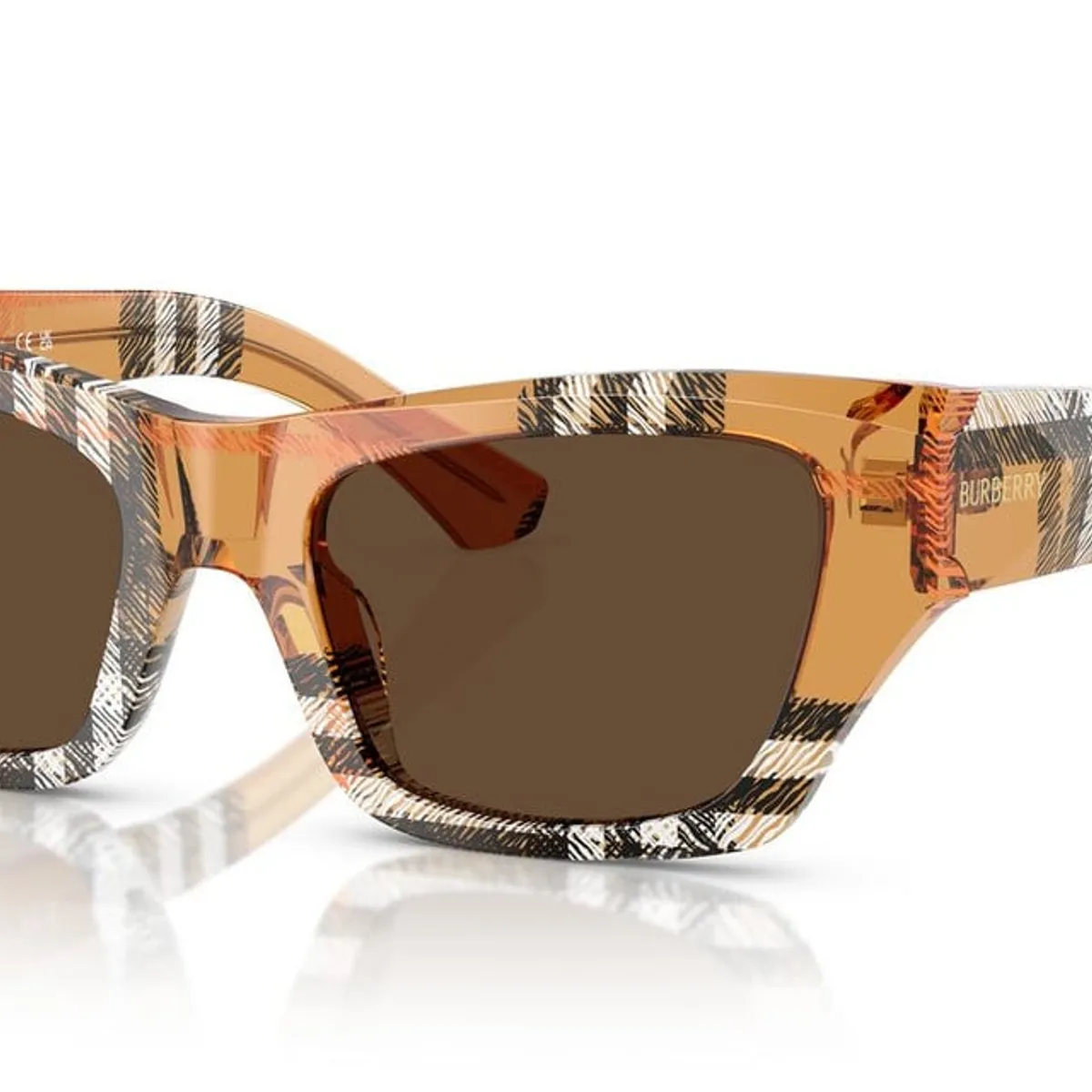 BURBERRY - Anteojos De Sol Burberry BE4441U  Café Mujer