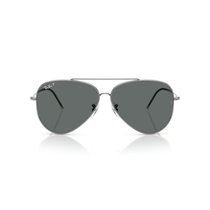 RAY BAN - Anteojos De Sol Ray-Ban RBR0101S Aviator Reverse Gris Unisex