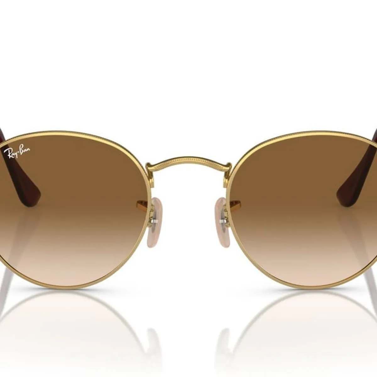 RAY BAN - Anteojos De Sol Ray-Ban RB3447 Round Metal Dorado Hombre