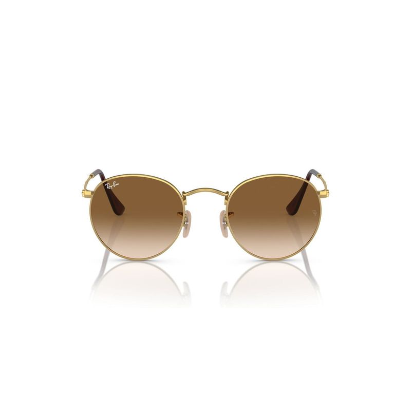 RAY BAN - Anteojos De Sol Ray-Ban RB3447 Round Metal Dorado Hombre