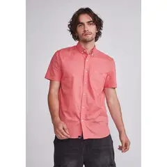SIOUX - Camisa Hombre Sandia Lino Slim