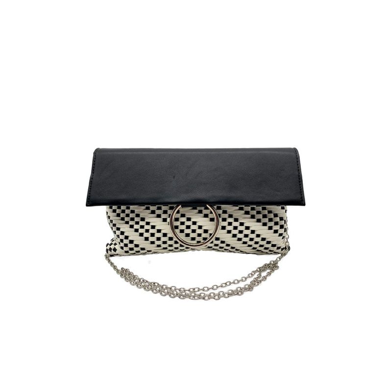 TODOPIEL - Cartera de fiesta Ecocuero Negro CRS20 Todopiel