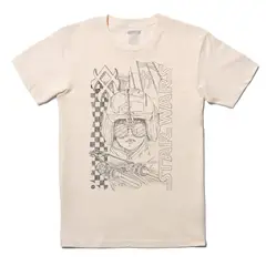 STANCE - Polera Anakin Vintage White - Beige