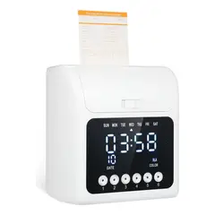TODODESCUENTO - Reloj Control De Asistencia Con Tarjetero + 100 Tarjetas