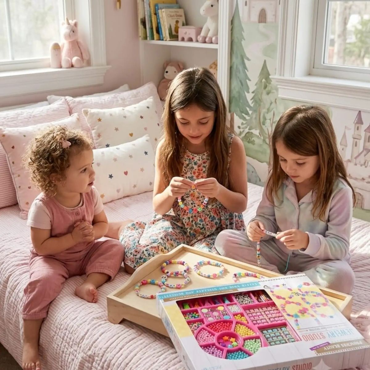 GENERICO - Set De Manualidades Para Crear Pulseras Y Joyería Infantil 01