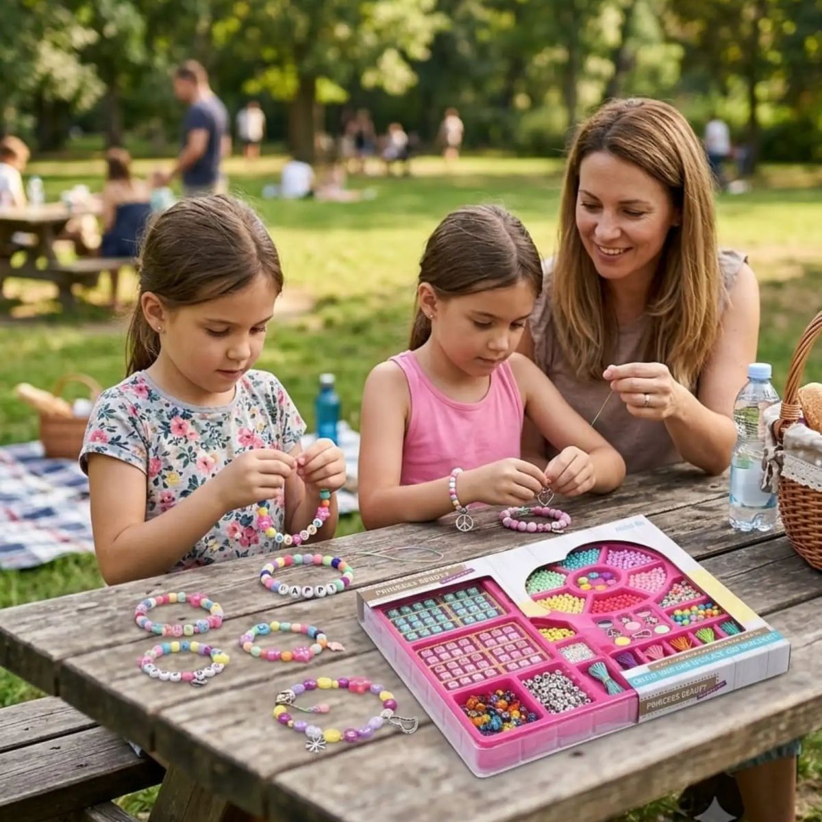 GENERICO - Set De Manualidades Para Crear Pulseras Y Joyería Infantil 01