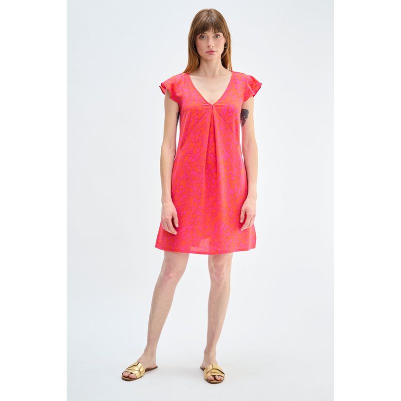 ASH - Vestido Corto Rojo Mujer Ash