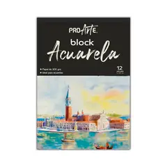 PROARTE - Block Acuarela 12 Hjs300Grs 21X297 Cm