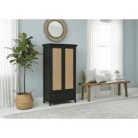 VITRINA LINDEROS BLACK JUNCO tirador negro