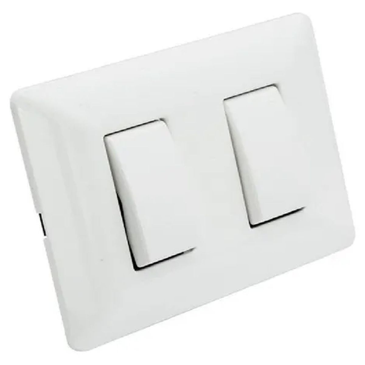 PHILCO - Interruptor Para Muro Doble 250V 10A Blanco 78560