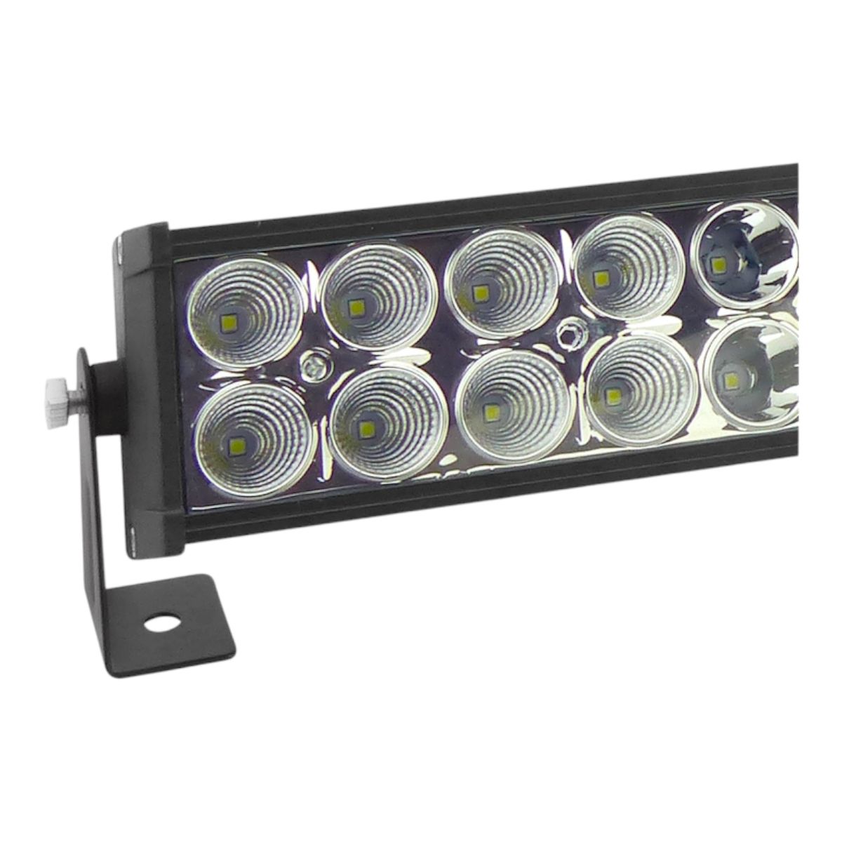 GENERICO - Neblinero 40 LED 120 Watt Barra Luz Blanca L 53 CM 12/24 V