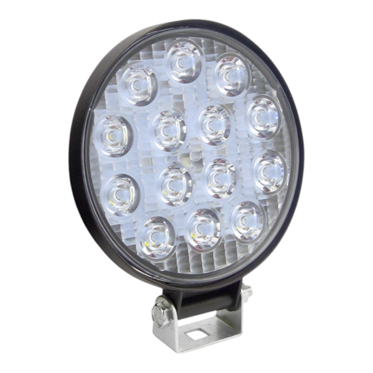 GENERICO - 2x Neblinero 14 LED 48 W 12-24V Redondo Slim