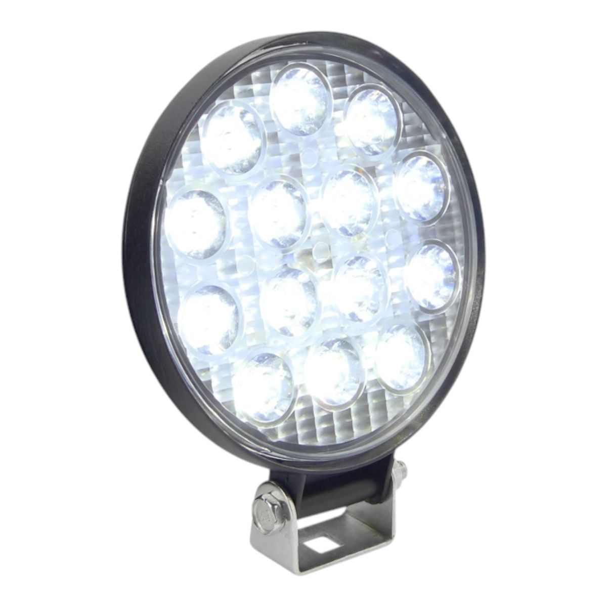 GENERICO - 2x Neblinero 14 LED 48 W 12-24V Redondo Slim