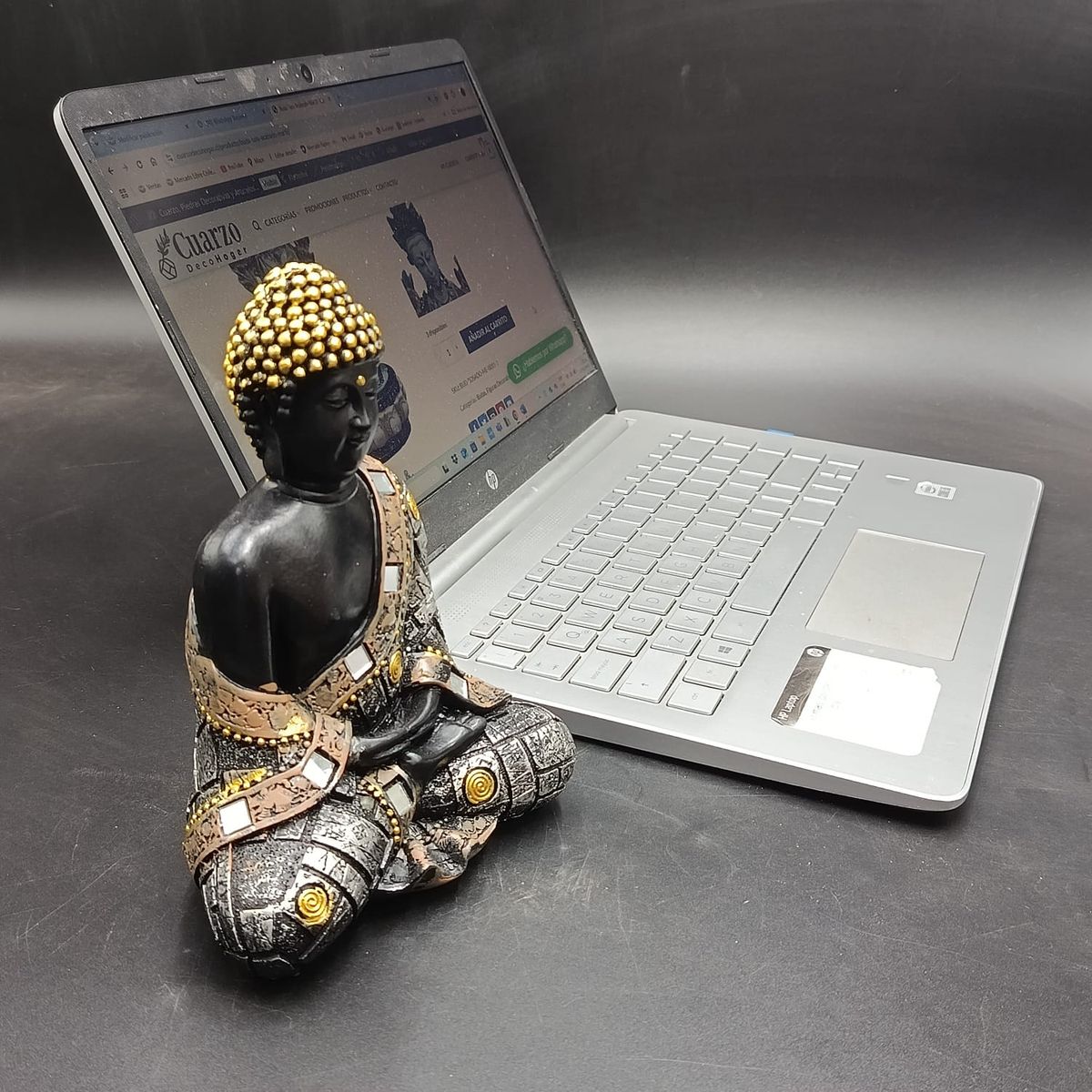 GENERICO - BUDA EN ESTADO DE MEDITACION PEQUEÑO 12 cm