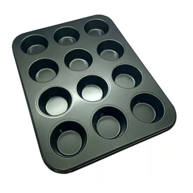 SWEET COOK - Molde Teflon Sweet Cook 12 Muffins Antiadherente