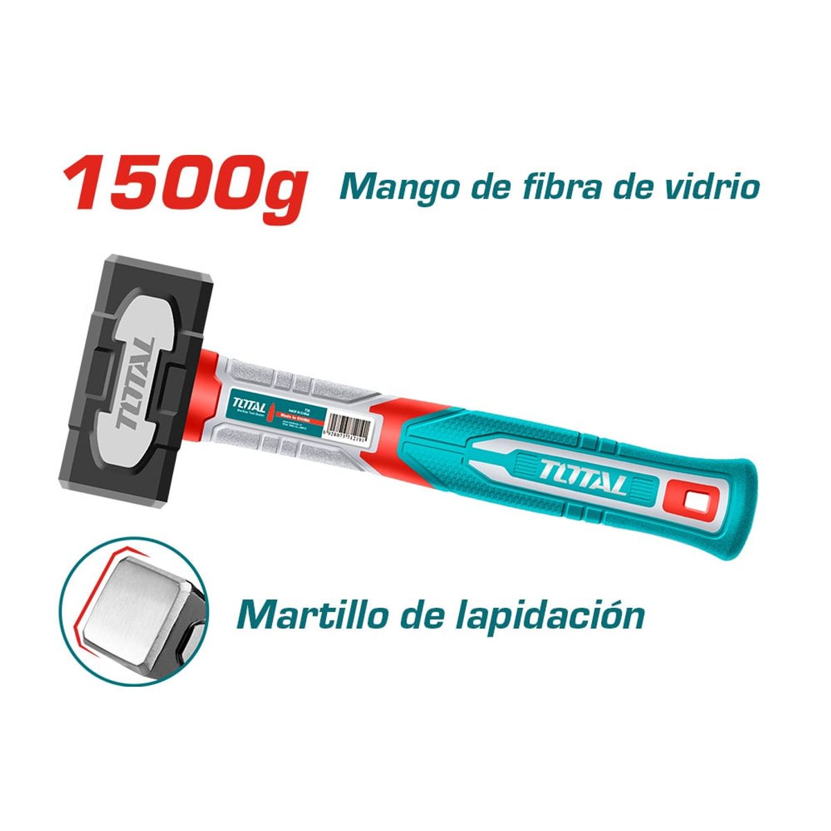 TOTAL TOOLS - Combo Martillo Forjado 1500g Total
