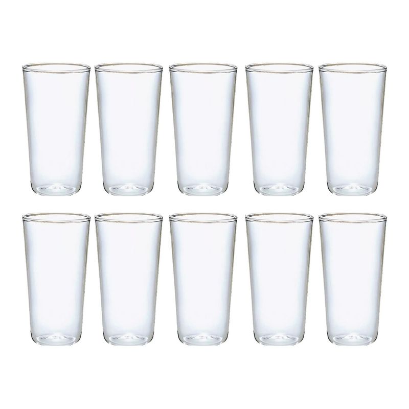 GENERICO - Pack 10 Vasos Desechables de 300ml Jugo Bebidas Multiuso