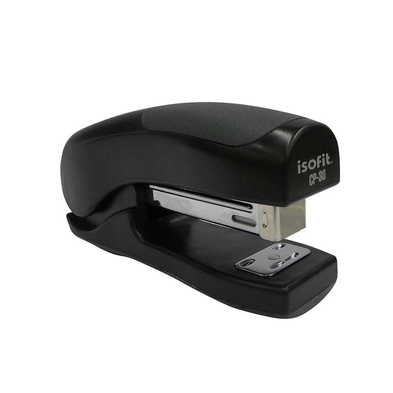 ISOFIT - Corchetera Plastica CP-30 Negra 25hjs