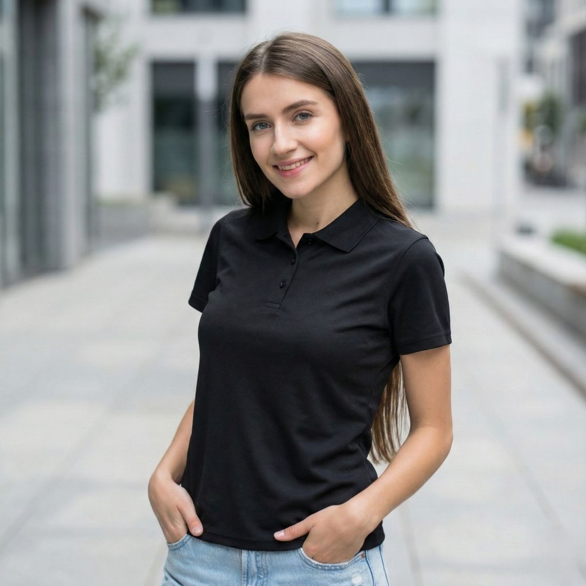 T-WORLD - Polera Mujer Outdoor Smooth UV Manga Corta Trekking